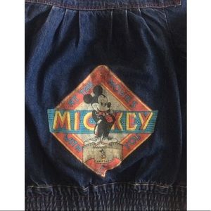 Vintage, Mickey Mouse Jean jacket.